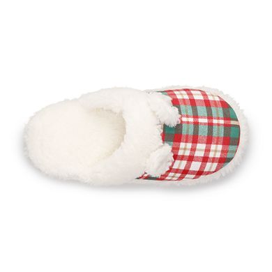 Kids Jammies For Your Families® Plaid Scuff Slippers