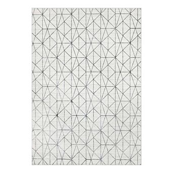 Unique Loom Geometric Matrix Trellis Rug