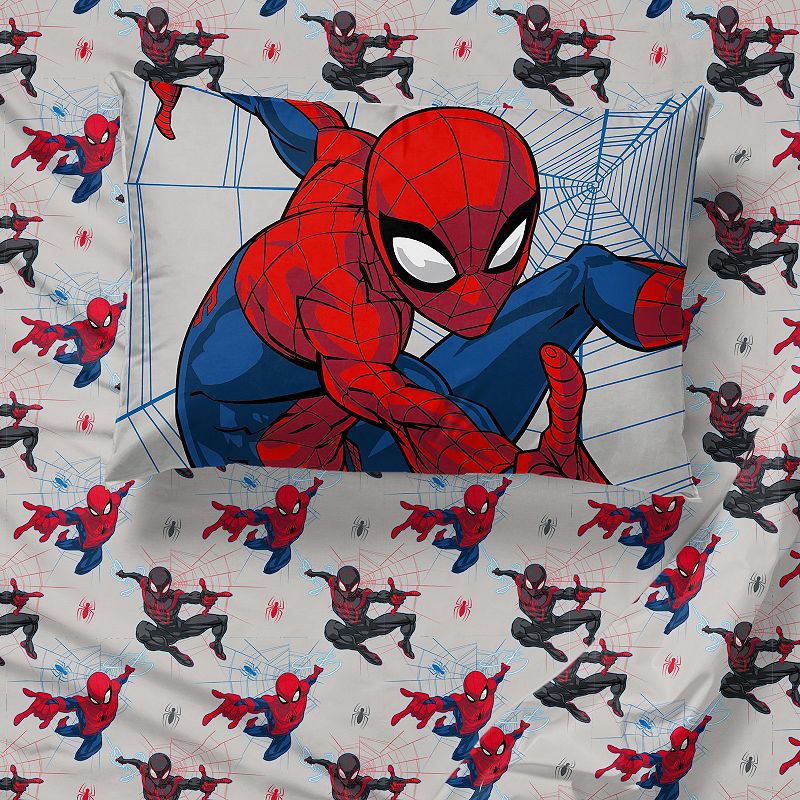 Spiderman Sheet Set with Pillowcases, Multi, Twin