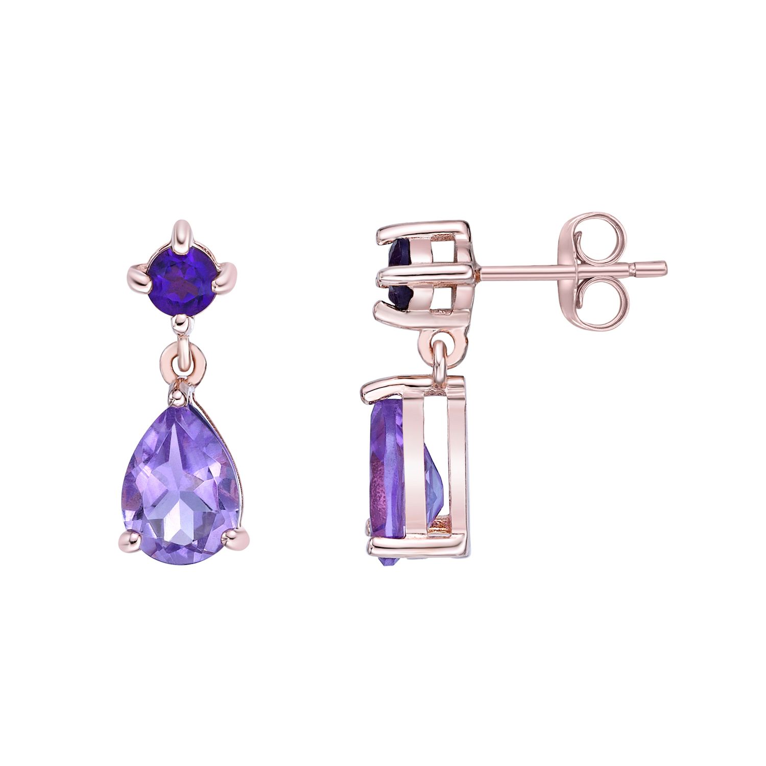 Kohls hot sale amethyst earrings