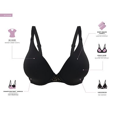 Bali® Comfort Revolution Soft Touch Perfect T-Shirt Underwire Bra DF3468