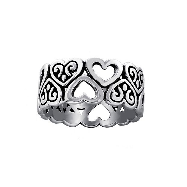 Solid Sterling Silver Ring Size 6 Liquidation Resale New Closeout Retired Sale E - Foto 8