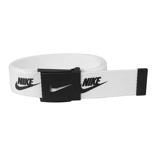 Men's Nike Futura Logo Belt - White
