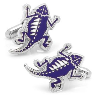 Men's Cuff Links, Inc. Vintage TCU Horned Frog Cuff Links