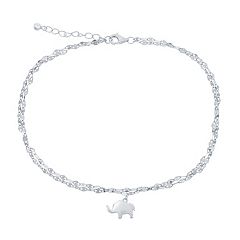 Kohls sterling silver on sale anklets