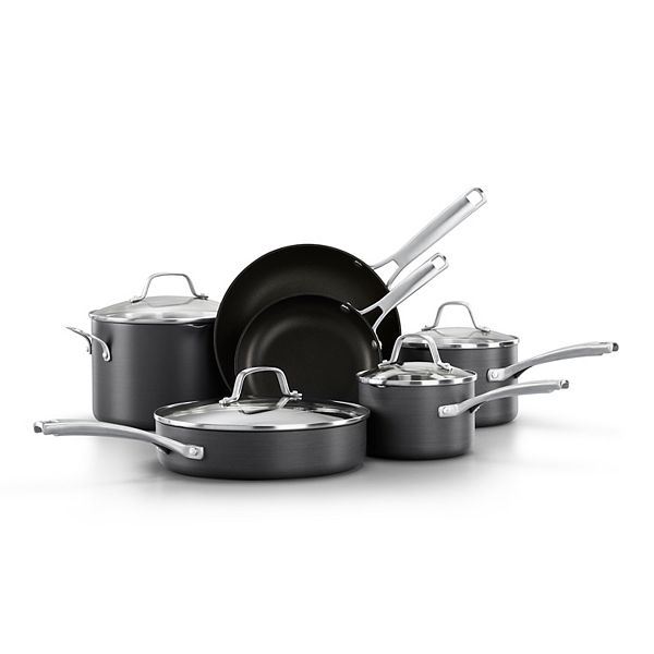 Cook Pro 10 - Piece Non-Stick Stainless Steel Cookware Set