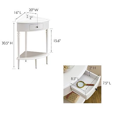 Leick Furniture Cottage Corner End Table