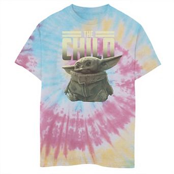 Boys 6-20 Star Wars The Mandalorian The Child Portrait Tie Dye Graphic Tee