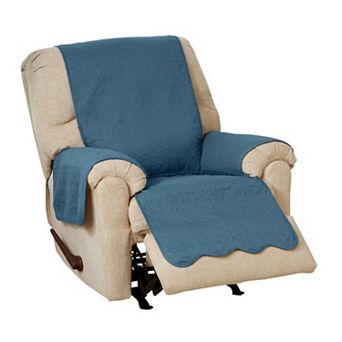 Great Bay Home Elenor Solid Medallion Recliner Cover