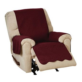 Great Bay Home Elenor Solid Medallion Recliner Cover