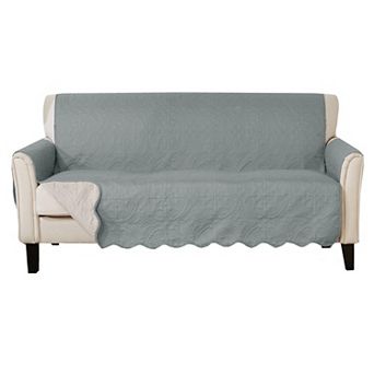 Great Bay Home Elenor Solid Medallion Sofa Cover