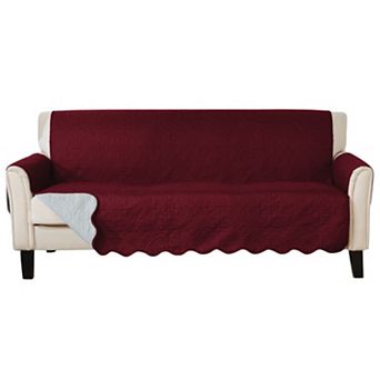 Great Bay Home Elenor Solid Medallion Sofa Cover