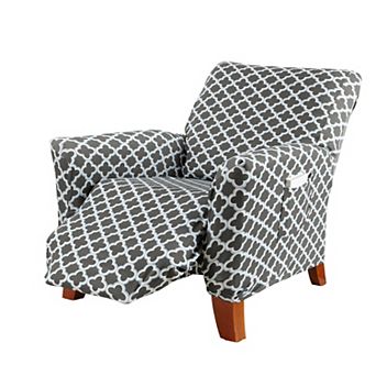 Great Bay Home Fallon Printed Twill Recliner Slipcover