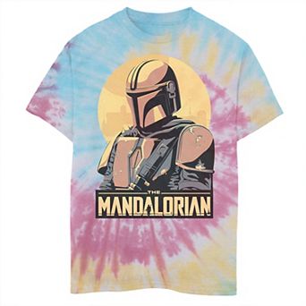 Boys 6-20 Star Wars Mando Sunset Tie Dye Graphic Tee