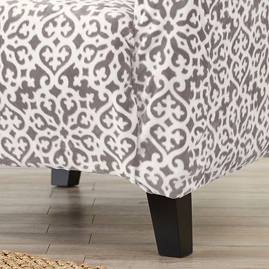 Great Bay Home Gale Velvet Plush Chair Slipcover