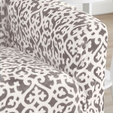 Great Bay Home Gale Velvet Plush Loveseat Slipcover