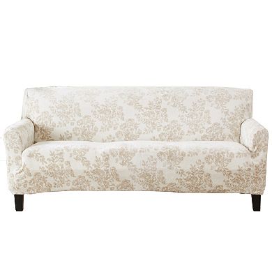 Great Bay Home Gale Velvet Plush Sofa Slipcover
