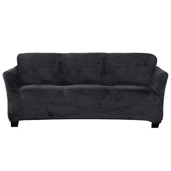Great Bay Home Gale Velvet Plush Sofa Slipcover