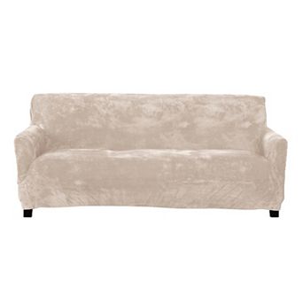 Great Bay Home Gale Velvet Plush Sofa Slipcover