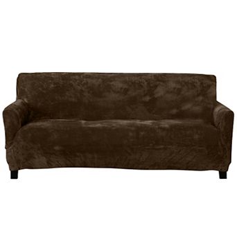 Great Bay Home Gale Velvet Plush Sofa Slipcover