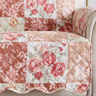 Great Bay Home Maribel Floral Patchwork Chair Slipcover