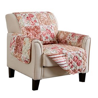 Great Bay Home Maribel Floral Patchwork Chair Cover