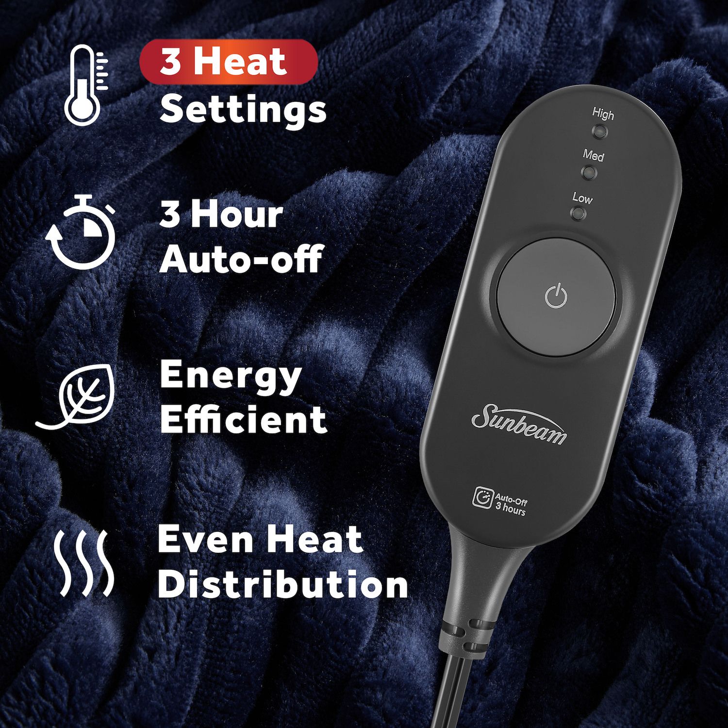 Sunbeam Heated Throw Blanket