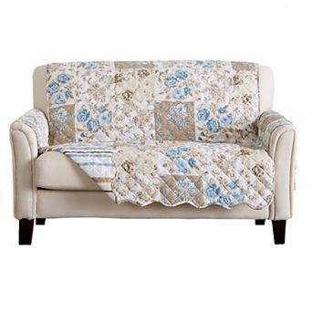 Great Bay Home Maribel Floral Patchwork Loveseat Cover
