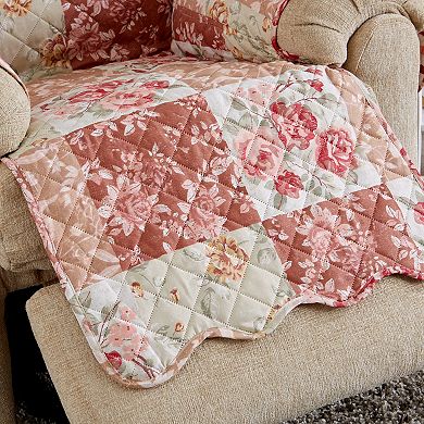 Great Bay Home Maribel Floral Patchwork Recliner Slipcover