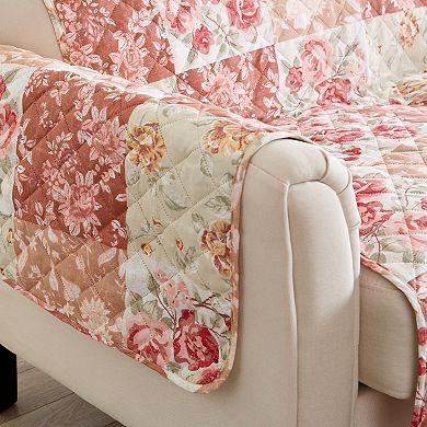 Great Bay Home Maribel Floral Patchwork Recliner Slipcover