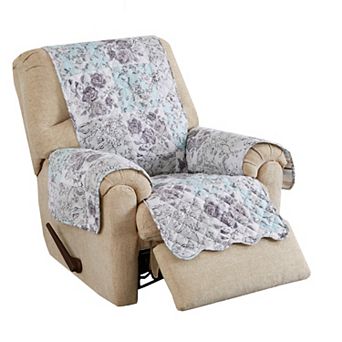 Great Bay Home Maribel Floral Patchwork Recliner Cover