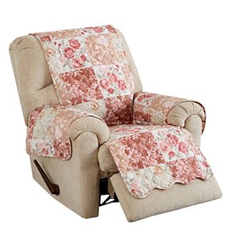 Great Bay Home Maribel Floral Patchwork Recliner Cover
