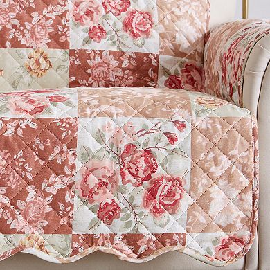 Great Bay Home Maribel Floral Patchwork Sofa Slipcover