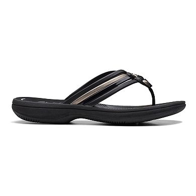 Clarks® Cloudsteppers Breeze Coral Women's Flip Flop Sandals