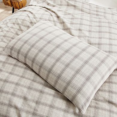 Serenta Kolkata Washed Cotton Duvet Cover Set with Shams