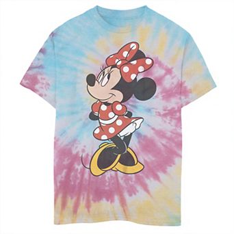 Disney's Minnie Mouse Boys 8-20 Vintage Minnie Pose Tie Dye Graphic Tee