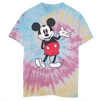 Disney's Mickey Mouse Boys 8-20 Candid Portrait Tie Dye Graphic Tee