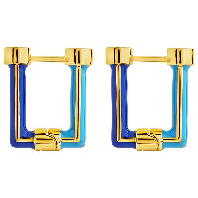 MC Collective Shayla Rectangle Hoop Earrings