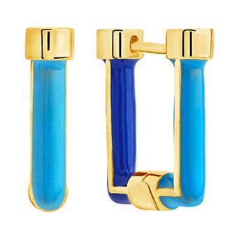 MC Collective Shayla Rectangle Hoop Earrings