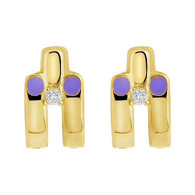 MC Collective Zella Huggie Hoop Earrings