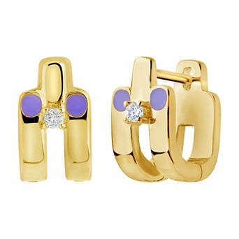 MC Collective Zella Huggie Hoop Earrings