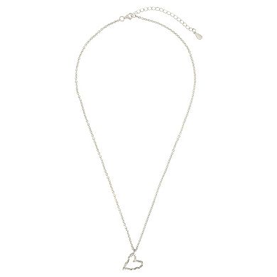 MC Collective Amia Heart Pendant Necklace