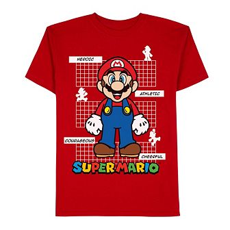 Boys 4-12 Jumping Beans® Super Mario Attributes Graphic Tee