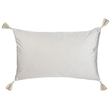 Sonoma Goods For Life Ivory "Believe" Throw Pillow 