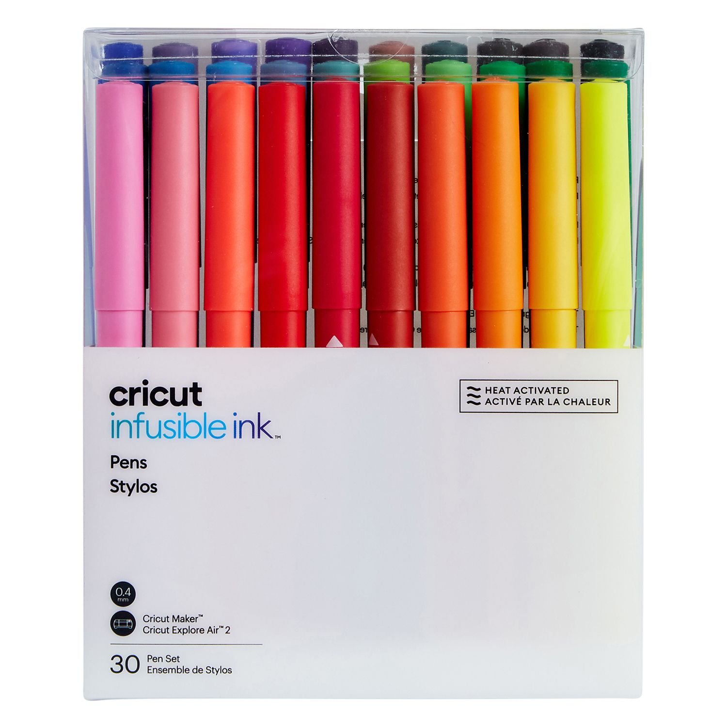 WallDeca Felt Tip Pens, Fine Point (0.5mm), Assorted Rainbow
