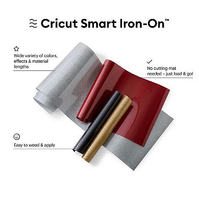 Cricut® Smart Iron-On Glitter (3 ft) - Silver