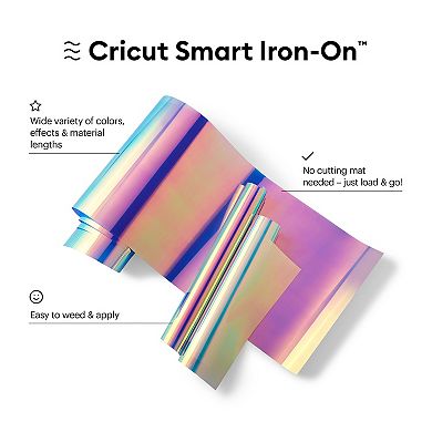 Cricut® Smart Iron-On Holographic (3 ft) - Translucent Blue