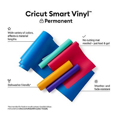 Cricut® Smart Vinyl – Permanent (3 ft) - Blue