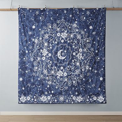 Intelligent Design Luna Antimicrobial Celestial Duvet Cover Set with Coordinating Pillow