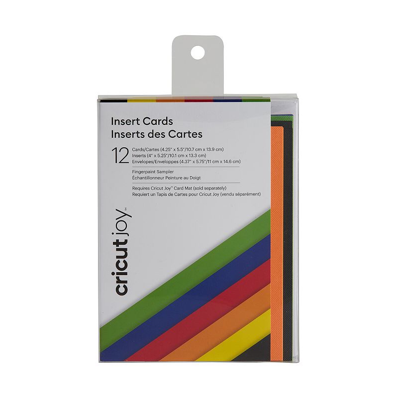 Cricut Joy Insert Cards, Fingerpaint Sampler, Adult Unisex, Multicolor